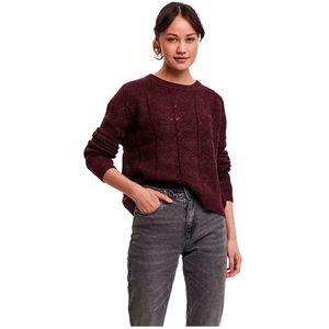 Vero Moda Stinna Structure Sweater Rood XL Vrouw