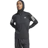 Adidas Own The Run Base Half Zip Sweatshirt Zwart S Vrouw