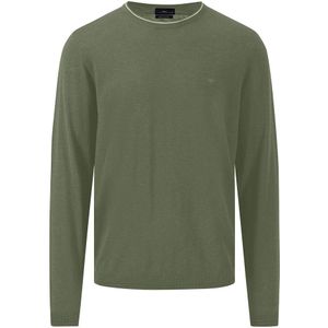 Fynch Hatton 1403700 O Neck Sweater Groen XL Man