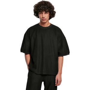 Urban Classics Terry Boxy Short Sleeve T-shirt Zwart 3XL Man
