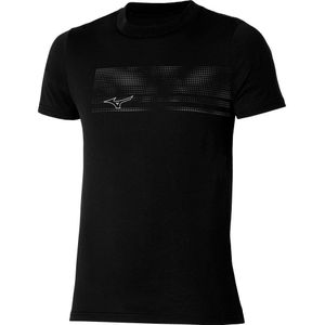 Mizuno Athletics Graphic Short Sleeve T-shirt Zwart XL Man