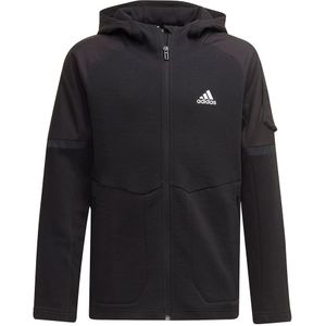 Adidas D4gmdy Full Zip Sweatshirt Zwart 11-12 Years