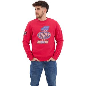 Superdry Vintage Americana Graphic Sweatshirt Rood XL Man