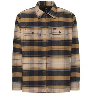 Lee Quilted Over Overshirt Bruin M Man