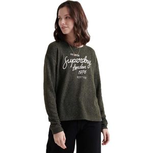 Superdry Maddie Graphic Long Sleeve T-shirt Groen XS Vrouw