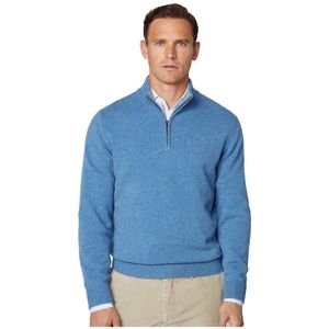 Hackett Hm703023 Half Zip Sweater Refurbished Blauw S Man
