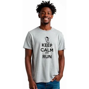 Kruskis Keep Calm And Run Eco T-shirt Met Korte Mouwen