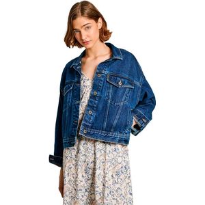 Pepe Jeans Relaxed Denim Jacket Blauw M Vrouw