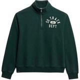 Superdry - Athletic Essentials Applique - Sweatshirt - Halve Rits