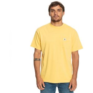Quiksilver The Natural Dye Short Sleeve T-shirt Geel M Man