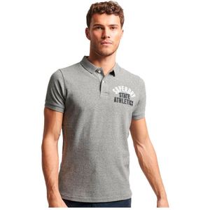 Superdry Vintage Superstate Short Sleeve Polo Grijs L Man