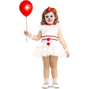 Viving Costumes Terrifying Clown Baby Custom Beige 12-24 Months
