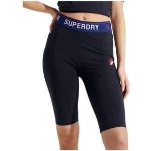 Superdry Sportstyle Essential Cycling Shorts Blauw XS Vrouw
