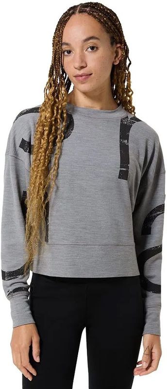 Super.natural - W CAPITAL LOGO KRISSINI - Sweatshirt - Zwart - Oversized Pasvorm