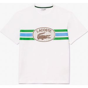 Lacoste Th1415 Short Sleeve T-shirt Wit 5 Man
