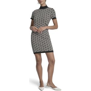 Dkny Logo Jacquard Ballet Jurk