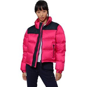 Superdry Sportstyle Code Down Puffer Jacket Roze L Vrouw