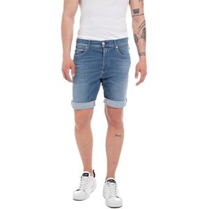 Replay Ma981y.000.661 Y74 Denim Shorts Blauw 29 Man