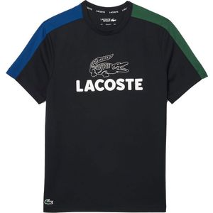 Lacoste Th8336 Short Sleeve T-shirt Zwart 7 Man