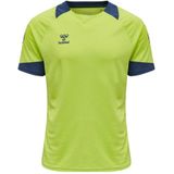 hmlLEAD - T-shirt - Blauw - 100% Polyester - BEECOOL®-technologie