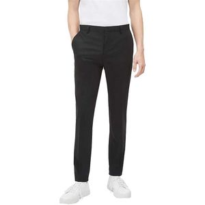 Calvin Klein Stretch Wool Slim Fit Dress Pants Zwart 52 Man