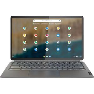 Lenovo IdeaPad Duet 5 13Q7C6 Qualcomm Snapdragon 7c Gen 2 Chromebook 33,8 cm (13.3") Touchscreen Full HD 8 GB LPDDR4x-SDRAM 256 GB eMMC Wi-Fi 5 (802.11ac) ChromeOS Grijs
