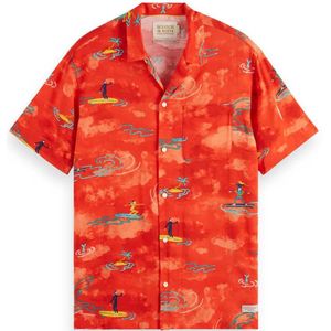 Scotch & Soda 177054 Overhemd Met Korte Mouwen