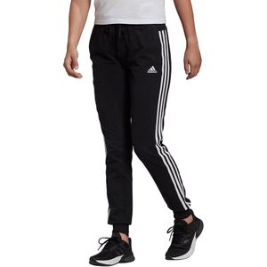 Adidas Essentials Single Jersey 3 Stripes Pants Zwart L / Regular Vrouw
