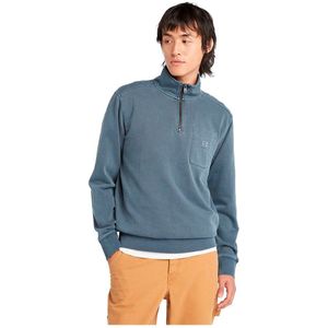 Timberland Merrymack River Garment Dye Half Zip Sweatshirt Blauw S Man