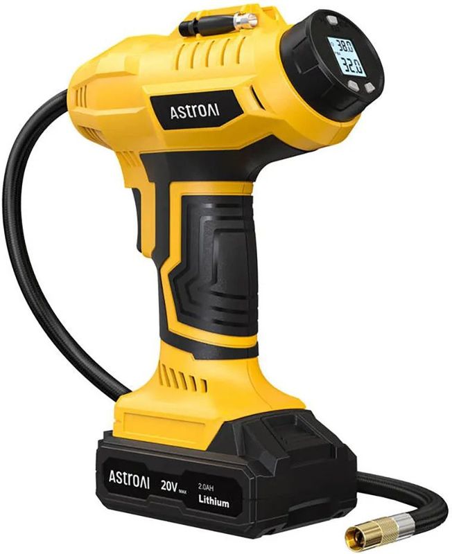 AstroAI - JY16P160-18 - Compressor - Zwart - Draagbaar