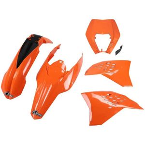 Ufo Ktm Exc/exc-f 2009-2011 With Headlight Ktkit520-999 Plastic Set