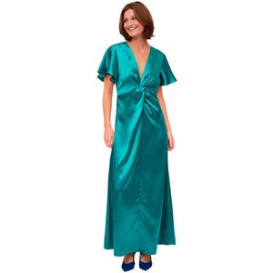 Vila Sittas Short Sleeve Long Dress Groen 42 Vrouw