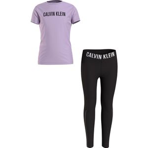 Calvin Klein G80g800630 Pyjama Zwart,Paars 8-10 Years Meisje