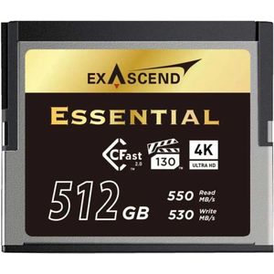 Exascend Cfast Essential 512gb Geheugenkaart