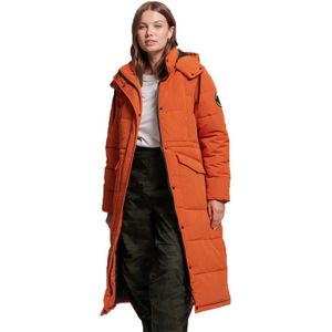 Superdry Vintage Everest Longline Jacket Oranje XS Vrouw