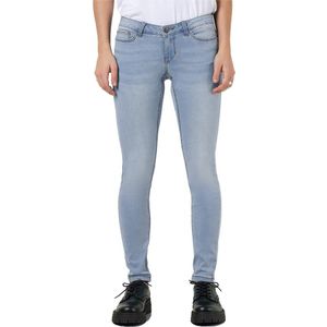 Noisy May Allie Skinny Fit Vi059lb Low Waist Jeans Blauw 28 / 30 Vrouw