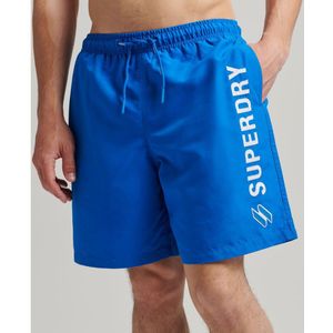 Superdry Code Applque 19inch Swim Short Blauw XL Man