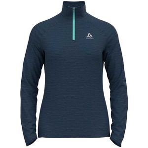 Odlo Run Easy Warm Half Rits Lange Mouw T-shirt