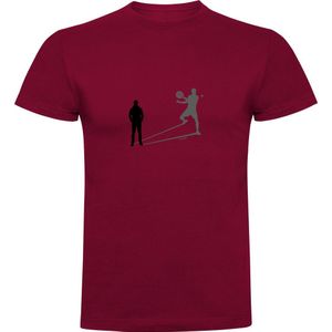 Kruskis Shadow Padel Short Sleeve T-shirt Rood L Man