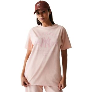 NEW ERA - NEYYAN - T-shirt - Rosa - Losse Pasvorm