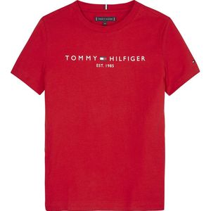 Tommy Hilfiger Kids Essential Short Sleeve T-shirt Rood 16 Years Jongen
