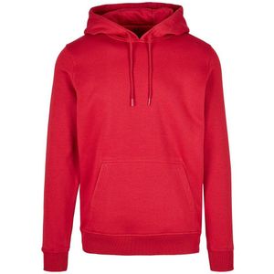 Build Your Brand Heavy Hoodie Rood M Man
