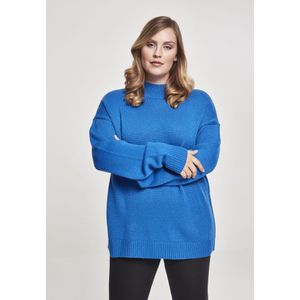 Urban Classics Turtlene Sweatshirt Blauw 4XL Vrouw