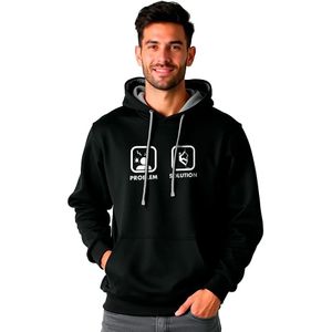 Kruskis Problem Solution Climb Two-colour Hoodie