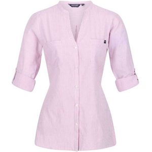 Regatta Malaya Short Sleeve Blouse Roze 14 Vrouw