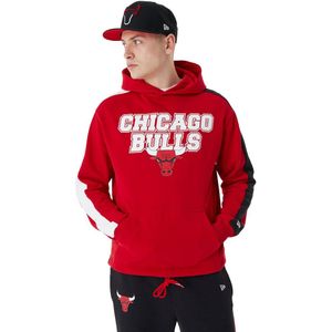 New Era Chicago Bulls Nba Large Graphic Hoodie Rood M Man