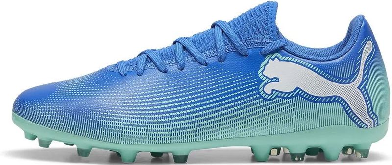 Puma - Future 7 Play Mg - Voetbalschoenen - Zwart - Synthetisch - MG Buitenzool