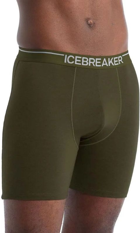 Icebreaker - Anatomica - Boxershort - Olijfgroen - Merino - Stretch