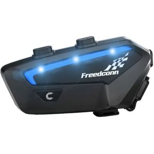 Freedconn - FX Intercom - Motor Communicatiesysteem - Bluetooth - Zwart