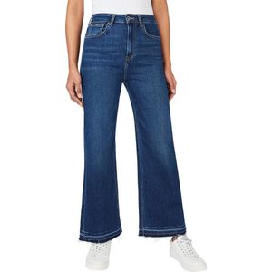 Pepe Jeans Wide Leg Fit High Waist Jeans Blauw 27 / 28 Vrouw